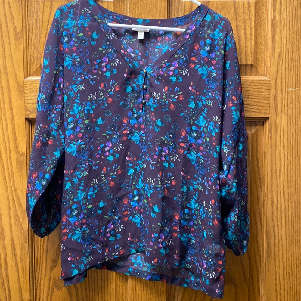 Garnet Hill, size 12 silk blouse